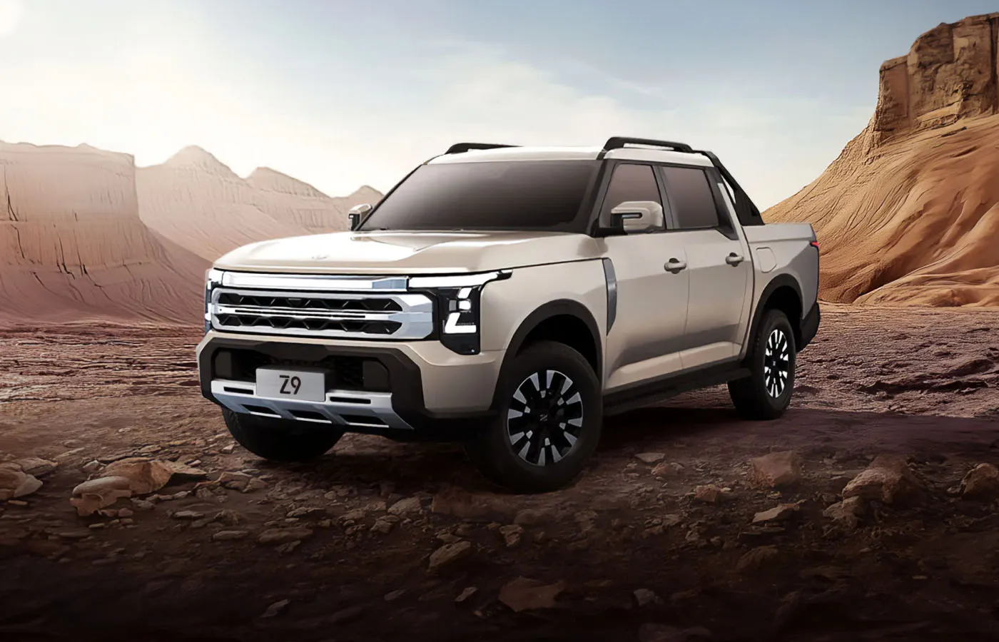 Новый пикап Dongfeng Z9: он огромный и мощный