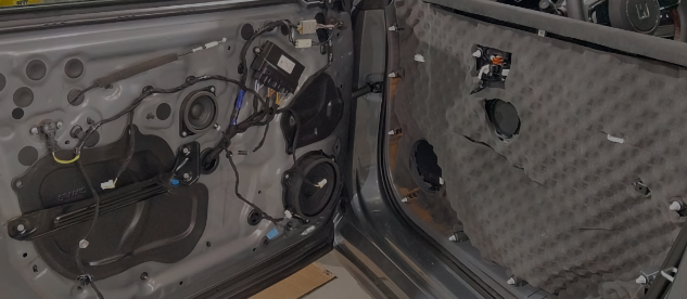 Шумоизоляция дверей Zeekr 001