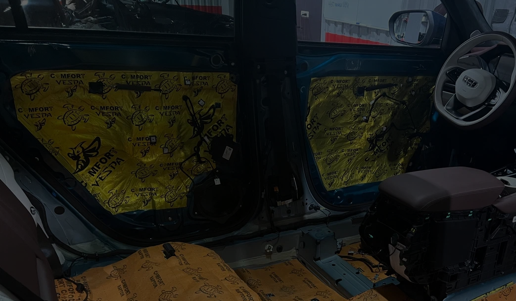 Шумоизоляция дверей